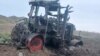 Minaya düşmüş traktor (Mənbə: ANAMA)