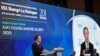 Japan's Minister of Defense, Hamada Yasukazu, speaks at a plenary session during the 20th IISS Shangri-La Dialogue in Singapore, June 3, 2023. 