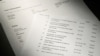 A document briefly posted on and then taken down from the official Fulton County, Georgia, court website shows a list of potential felony charges against former President Donald Trump on Aug. 14, 2023.
