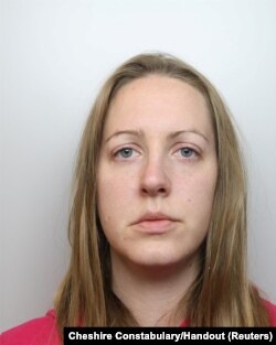 Lucy Letby, who was found guilty of murdering seven newborn babies and trying to kill another six, is pictured in this undated handout image obtained by Reuters from the Cheshire Constabulary on Aug. 17, 2023.