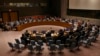 FILE - Members of the United Nations Security Council are seen meeting at U.N. Headquarters in New York, August 29, 2013.