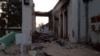 In this photograph released by Doctors Without Borders (MSF) on Oct. 3, 2015, fires burn in part of the MSF hospital in the Afghan city of Kunduz after it was hit by an air strike.