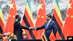 VaEmmerson MnangagwaaVa Xi Jinping 