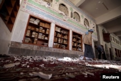 O'tgan hafta Sanodagi ikki masjid portlab, o'nlab odamlar halok bo'lgan edi.
