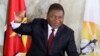 Presidente de Moçambique, Filipe Nyusi, depois de votar nas eleições gerais de 15 de Outubro 2019.