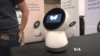 Jebo, social robot on display at the Robot Ranch.
