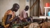 Malnourished children receive treatment at the Leer Hospital, South Sudan, on July 7, 2014. UN humanitarian chief Valerie Amos warned that South Sudan could face famine if seven months of fighting do not end.
