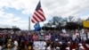 Anti-abortion demonstrators take part in the annual "March for Life" in Washington