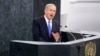 Benjamin Netanyahu, prime minister of Israel, addresses the 68th United Nations General Assembly at the U.N. headquarters, New York, Oct. 1, 2013.