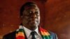 Le président et candidat du Zimbabwe Emmerson Mnangagwa a voté à l'école primaire de Sherwood à Kwekwe le 30 juillet 2018.