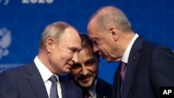 “Turk oqimi” gaz liniyasining ishga tushirilishiga bag‘ishlangan marosim, Istanbul, Turkiya, 2020-yil, 8-yanvar