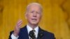 Prezidan Joe Biden pale pandan yon konferans pou lapres nan Chanm Es Lamezonblanch la nan Washington, Mekredi 19 Janvye, 2022.