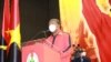 Presidente angolano, João Lourenço, discursa no 64º aniversário do MPLA, em Luanda, 12 Dezembro 2020