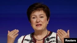 Директорка-розпорядниця МВФ Крісталіна Георгієва проведе зустріч з президентом України Володимиром Зеленським