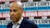 Le sénateur Cory Booker pendant la campagne à Mount Vernon en Iowa aux Etats-Unis le 9 janvier 2020.