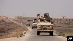 Xavfsiz zona deb belgilangan Suriya-Turkiya chegarasidagi hudud, Suriyaning Raqqa viloyati Tal Abiyad shahri yaqini